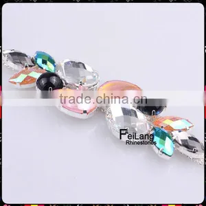 Feilang Fashion Beaded Ribbon Rhinestone Trimming thumbnail-2