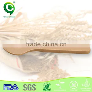 Hot Sale Rice Husk Biodegradable Dinner Fork and Spoon Set thumbnail-3