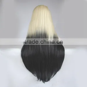 Cheap Raw Two Tone Color Ombre Synthetic Full Lace Wig Quality Choice thumbnail-2