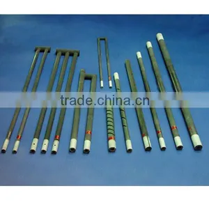 High Quality 1600c ED/DB/U/W/SC/SCR/UX Type Silicon Carbide Heating Rods thumbnail-1