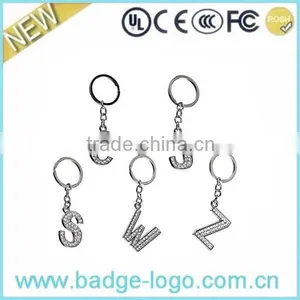 DIY Letter Logo Wholesale Metal Keychain thumbnail-1