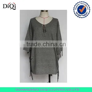 Ladies Long Sleeve Mixed Color Block Pullover Jumper thumbnail-4