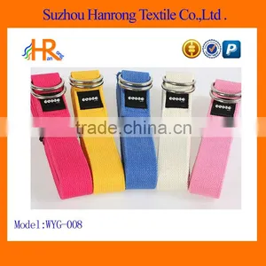 Custom Cotton Yoga Strap With Custom Logo thumbnail-1