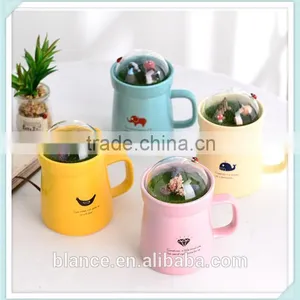 Funny Ceramic Mug With Forest in Lid thumbnail-1