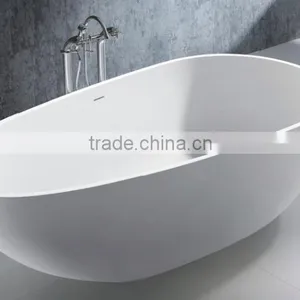 2016 Top Quality Custom Round Stone Bathtub,Acrylic Portable Bath Tub,artificial Stone Free Standing Bathtub thumbnail-6