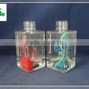 120ml Square Glass Bottle/aroma Reed Diffuser thumbnail-1