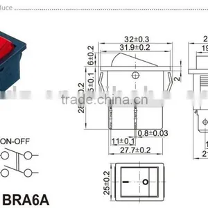 16a 30a Lighted Rocker Switch,rocker Switch Used in Desk USB Mini Fan thumbnail-6