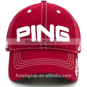 Wholesale White Cotton 3d Emroidery Baseball Cap Hat thumbnail-1