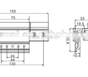 Aluminum Door Concealed Hinge, Door Hinge China, Wood Door Pivot Hinge for Casement Window and Door thumbnail-2