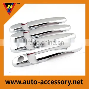 2006 2007 2008 2009 2010 2011 Chevy Impala Chrome Plastic Plating Lever Door Handle Covers thumbnail-1