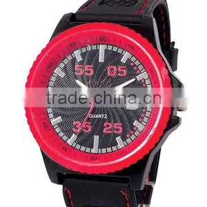 Popular Fashion Watch With Plastic Ring on the Top For Men thumbnail-1