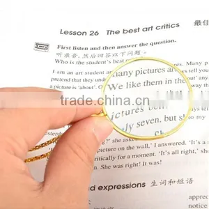 BJ62094-12092 6x Magnifier Pendant Gold Finish Necklace thumbnail-2