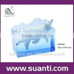 White Bear Polyresin Statue thumbnail-1