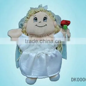 9" PP Cotton Filling Nylex Plush Hand Puppets and Story (Bride) thumbnail-1