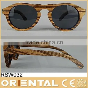 Zebra Wood Sunglasses thumbnail-1