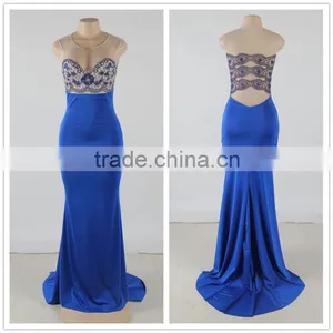 Unique Design Long Evening Dress With a Train Fashion Ladies Prom Dress Long thumbnail-1