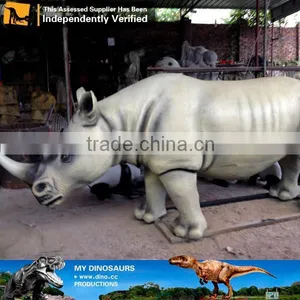 My-dino Fiberglass Animal Rhinoceros Model thumbnail-1