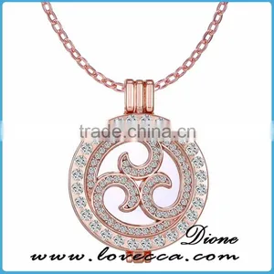 Best Selling Products 2016 Rose Gold Coin Holder Necklace thumbnail-3