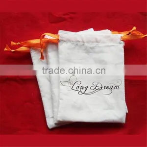 Cheap Customized Muslin Flannel Jewelry Drawstring Bags thumbnail-3