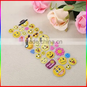 Smile Face 3D PVC Puffy Stickers thumbnail-3