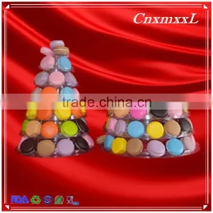 New Styles Hot Sells Wholesale Plastic 10 Tier Macaron Tower Display Stand &patented Customizable Macaron Packaging thumbnail-6