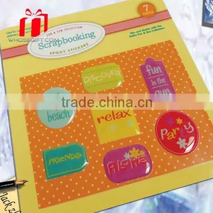 Security Sticker Label Custom Private Label Self Adhesive Label Epoxy Sticker thumbnail-1