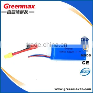 High Quality 11.1v Rc Drone Battery Lipo Battery 1500mah 35c-90c thumbnail-1
