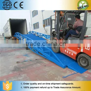 Customized Mobile Forklift Fingerboard Loading Ramp thumbnail-4