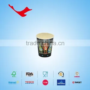 4oz PE Coated Single Wall Disposable Paper Cups With Printing Tissue thumbnail-6