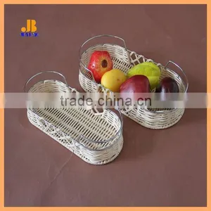 Elegant Wicker Bread Basket thumbnail-1