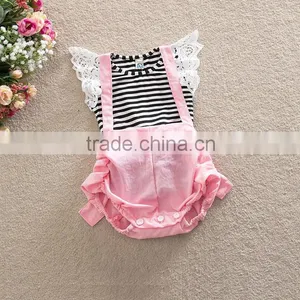2016 New Design Hot Sale Two Set Promotional Words Printing Baby Romper Cute Baby Clothes thumbnail-5