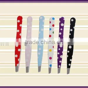 Painting Silk Screen Stainless Steel Eyebrow Tweezer thumbnail-1