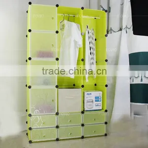 Depth:47cm,DIY Home Stackable Floding Plastic Wardrobes Cubes Organizer Hold Shoes and Clothes(FH-AW0681231-10) thumbnail-1