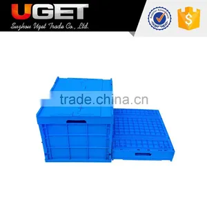 Wholesale Export Reduce Transportation Cost Plastic Foldable Solid Crate thumbnail-3
