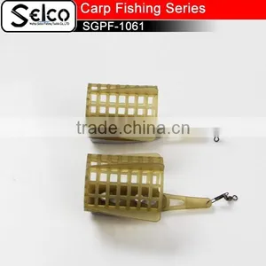 Plastic Mesh Fishing Cage Feeder With Terminal Swivel Snap thumbnail-1