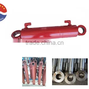 Bore 2.5 Inch Rod 1inch Stroke 28inch Double Acting Small Welded Hydraulic Cylinders for Trailer Manufacturer thumbnail-1