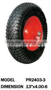 Pneumatic Wheel Barrow Wheel With Rim thumbnail-1