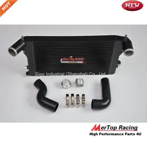 Mertop 06-10 VW GTI Jetta Mk5 Mk6 / Audi A3 Fsi Tsi 2.0T GEN2 Turbo Intercooler (Bar and Plate Type) Kit+3'' Catless Dow thumbnail-5