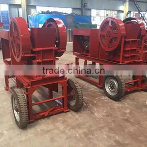 High Quality Diesel Engine Small Jaw Crusher Mobile Stone Crusher Machine for Sale thumbnail-3
