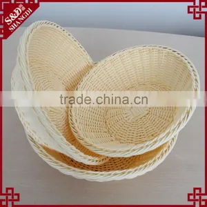 New Design Beautiful PP Rattan Bread Basket Set/3 thumbnail-3