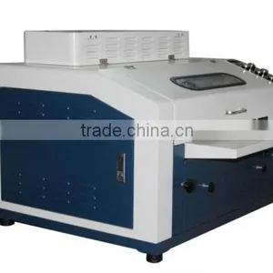18 Inch Semi Autmatic Desktop UV Varnish Coater Machine With Pattern thumbnail-1
