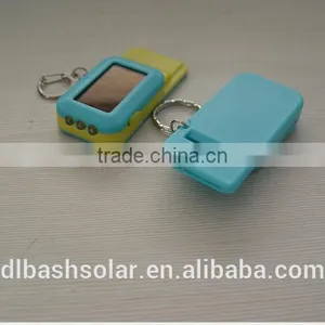 Mini USB Solar Powerbank NEW Love Gift Key Chain Whistle Keyring Ring thumbnail-6