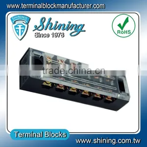 TB-3506 Panel Mounted M4 Screw 35A 6 Pin Barrier Cable Connector thumbnail-6