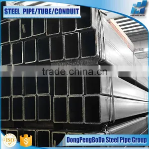180*260*10mm ERW Black Rectangular Hollow Section Shape Steel Pipe thumbnail-2