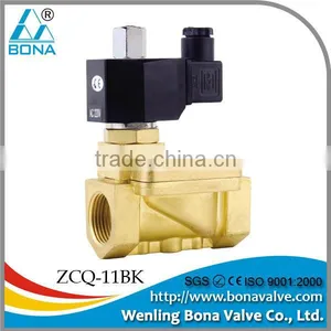Normally Open Direct Acting 3/8",1/2",3/4",1" Generally Use Brass Solenoid Valve thumbnail-1
