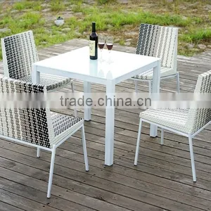 Outdoor Table With Chairs, Rattan Table With Chairs thumbnail-1