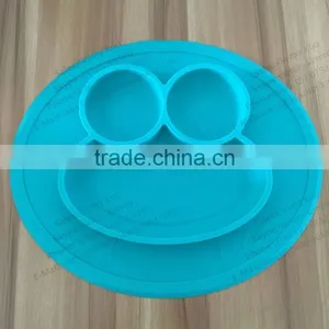 Hot Selling Silicone Plate Silicone Dinner Plate Silicone Kid Placemat thumbnail-1
