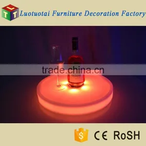 PE Material Round Shape RGBW Color LED Wine Pallet for Events/party/wedding thumbnail-3