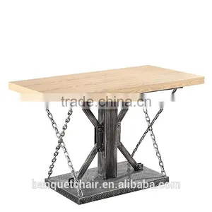 New!!casual Iron Coffee Table With Themed Restaurant thumbnail-1