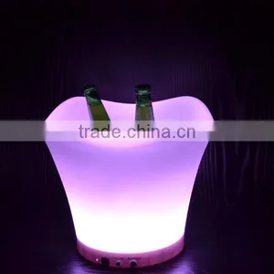 RBG Color Changing Remote Control Illuminated LED Ice Bucket thumbnail-1